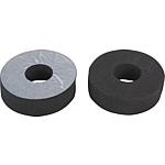 Cellular rubber seal for wall fitting