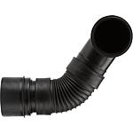 PE WC flexible connection pipe for flush-mounted applications