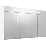 Mirror cabinet with LED-illuminated trim, width 1200 mm