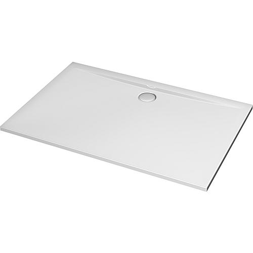 receveur carre Ultra plat en acryl. blanc LxlxH: 1600x800x47 mm
