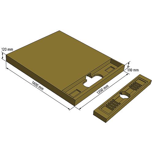 Shower channel adapter Standard