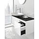 Washbasin base cabinet Ekira with washbasin made of ceramic Anwendung 1