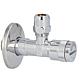 Angle valve with filter, chrome-plated Standard 1