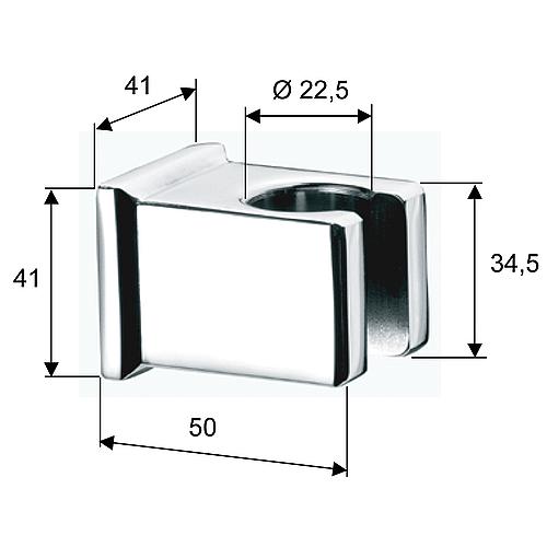 Wandbrausehalter, passend für Serie Skyline Standard 2