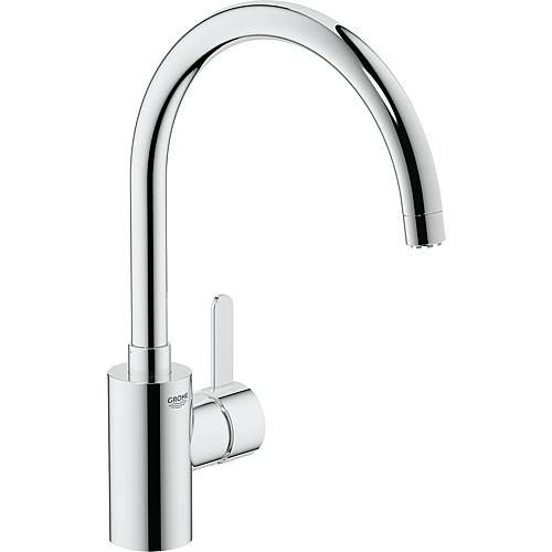 Mitigeur d'évier Grohe Eurosmart Cosmopolitan basse pression bec pivotant saillie 223 mm chrome