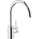 Mitigeur d'évier Grohe Eurosmart Cosmopolitan basse pression bec pivotant saillie 223 mm chrome