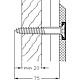 Mounting set for lightweight walls made of wood back lining Standard 1