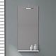 Mirror with lighting + shelf, high-gloss white 350x900 mm