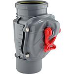 Backflow seal DN 110 for vertical mounting
