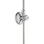 Sampling corner valve 1/2" chrome-plated, with stainless steel pipe 8x100 mm