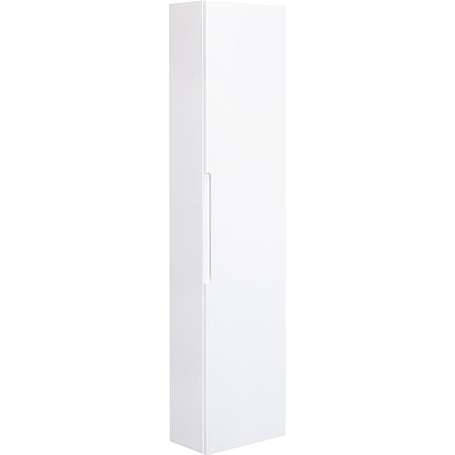 Armoire Haute Serie MAE 1 porte blanc mate, ouverture gauche  350x1500x208 mm