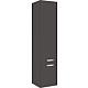 Tall cabinet series MAB, 2 doors, high-gloss anthracite Left stop, 350x1585x370 mm
