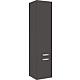 colonne serie MAB 2 portes anthracite mat butée à gauche 350x1585x370mm