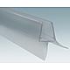 Water deflector profile B with strip for bottom tray joint, 1/4 circle (curved) Standard 3