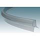 Water deflector profile B with strip for bottom tray joint, 1/4 circle (curved) Standard 1