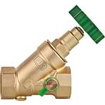 WS free-flow valves made of forging brass, with draining DN 8 (1/4”)
