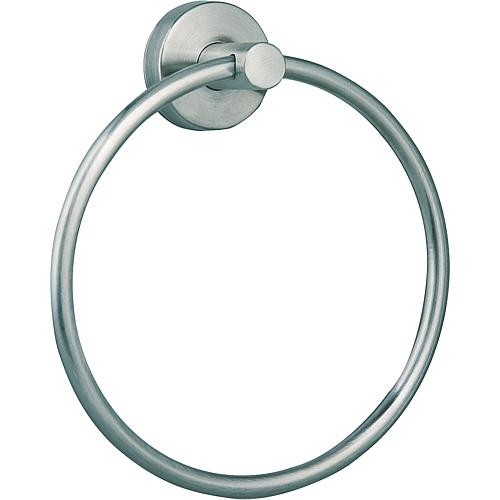 Towel ring, Axial, matt stainless steel, moveable