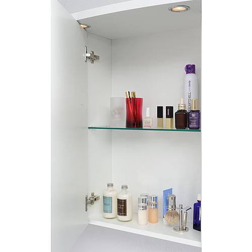 Mirror cabinet with LED lighting Anwendung 8