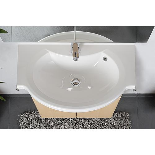 • Washbasin base cabinet Etana with washbasin made of cast mineral composite Anwendung 4