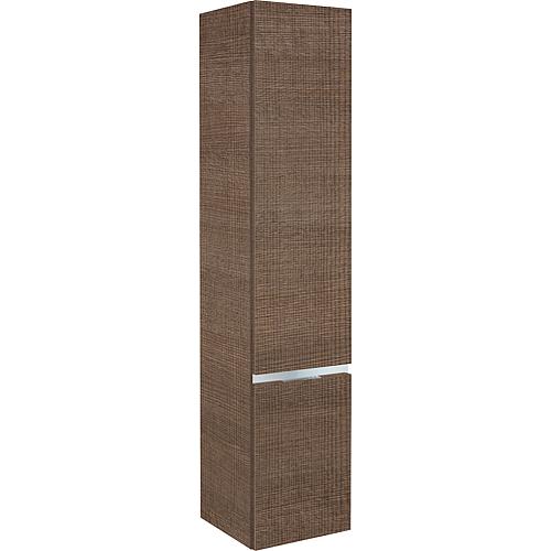 Tall cabinet series MBH, 2 doors Tranche brown, left stop 350x1655x370 mm