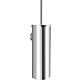 Toilet brush set Eight, with wall bracket, chrome-plated metal