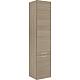 Colonne MBK 2 portes melèze marron clair, butée à droite 350x1625x370mm