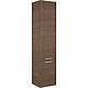 Colonne MBK 2 portes tranche marron, butée à gauche 350x1625x370mm