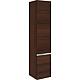 armoire haute, MBH, 2 portes mélèze marron, butée à droite 350x1655x370mm