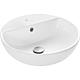 Counter washbasin HAPPY HOUR, W x H x D: 470x180x470 mm 1 tap hole, ceramic, white