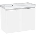 Eola washbasin base cabinet with ceramic washbasin, width 710 mm