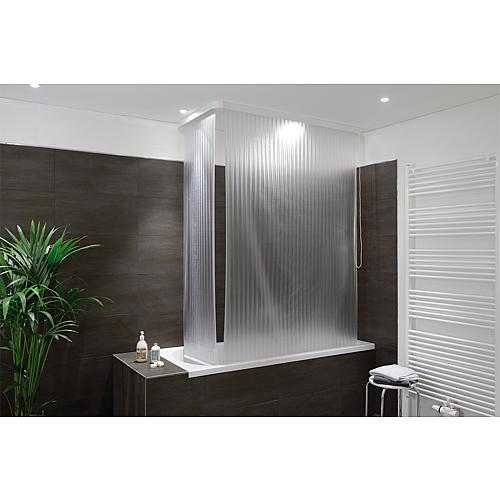 Emaga design corner shower roller blind Standard 2