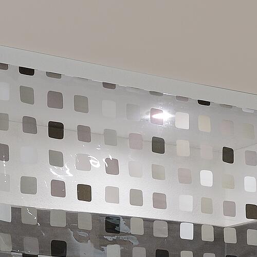 Emaga design corner shower roller blind Anwendung 6