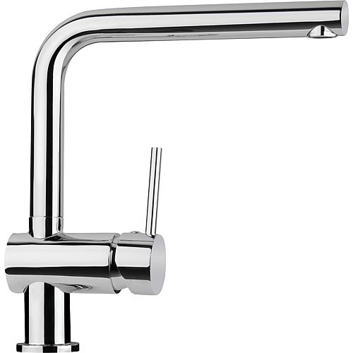 Sink mixer Salsa, swivel spout, projection 198 mm, chrome-plated