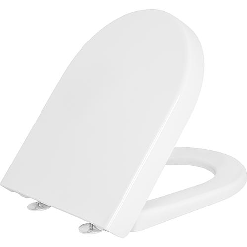 Toilet seat V+B Subway 2.0, Soft close, with quick release, stainless steel hinge