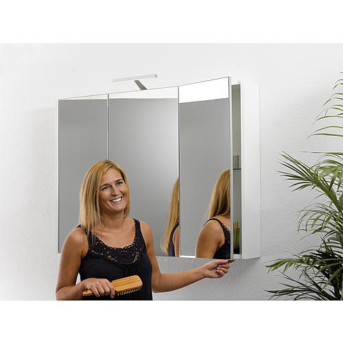 Mirror cabinet with LED lighting, 950 mm width Anwendung 10