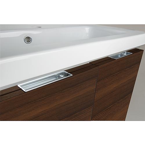 Eola washbasin base cabinet with ceramic washbasin, width 710 mm, with 2 revolving doors Anwendung 12