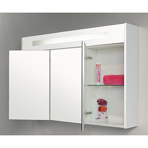 Bathroom furniture set EPIC, series MBH, matt white, 4 drawers