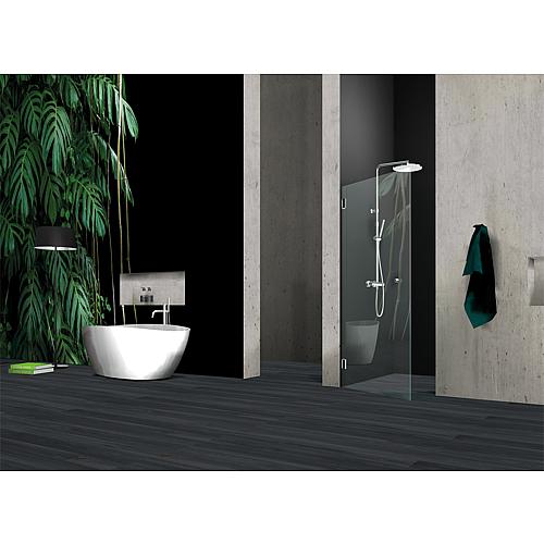 Porte de douche en nicheFarfalla, 1 porte pivotante Standard 1