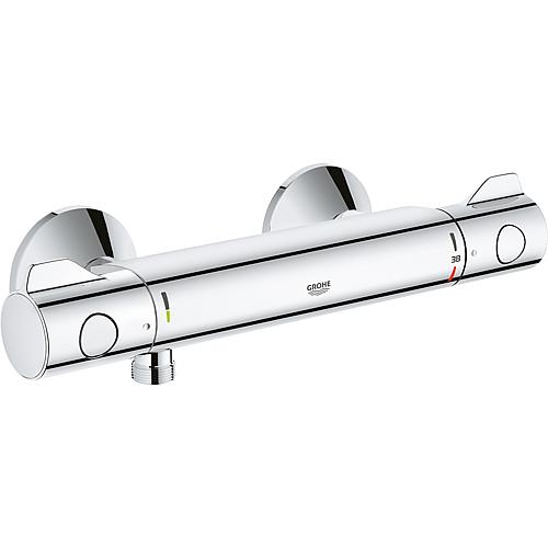 Promotional package 4 x wall-mounted shower thermostat GROHE Grohtherm 800 chrome + original DFB - home jersey 2024 adidas