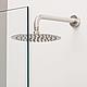 Rumba overhead shower, brushed stainless steel, round