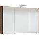 Mirror cabinet with LED lighting, 1050 mm width Standard 4