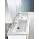 Epic washbasin base cabinet with double washbasin made of cast mineral composite, with 2 front drawers Anwendung 7