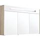 Mirror cabinet with illuminated trim, width 1200 mm Standard 4