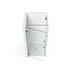 Farfalla corner shower cubicle, 1 hinged door and 1 side panel with stabilising rod Anwendung 11