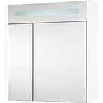 Mirror cabinet with LED lighting, 700 mm width