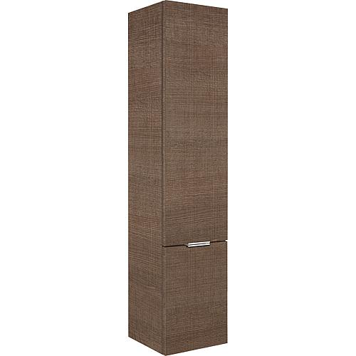 Tall cabinet series MBF, 2 doors Tranche brown, right stop 350x1625x370 mm