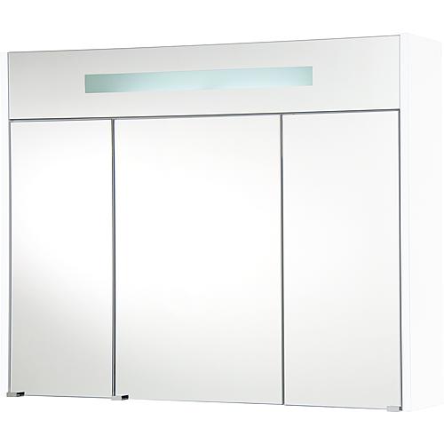 Mirror cabinet with illuminated trim, width 950 mm Standard 1