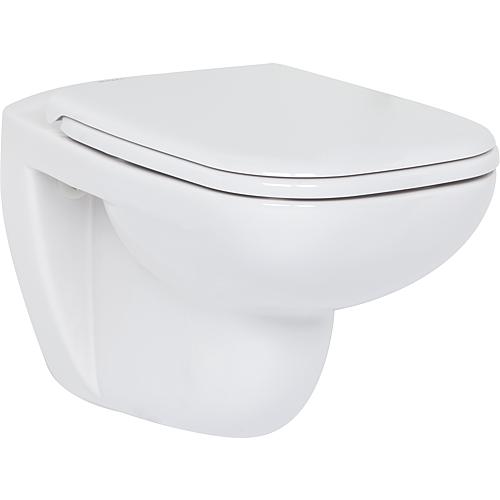 Wall washdown toilet D-Code, rimless Standard 1