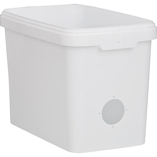 Collection container with hole for shower attachment, suitable for SWH 100 Standard 1