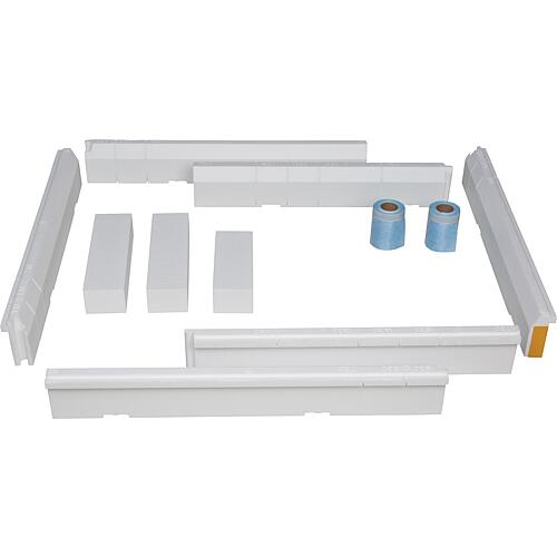 Kit d'installation pour bacs à douche, convient pour les dimensions de 1200 x 700 à 1800 x 900 mm Standard 1